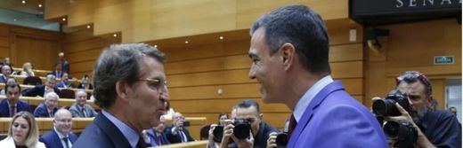 Sánchez y Feijóo inician el curso político enfrentándose en el Senado en su primer 'cara a cara'