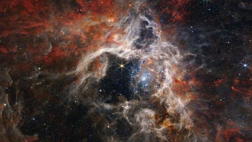La inédita imagen captada por el telescopio Webb: una 'guardería de estrellas'