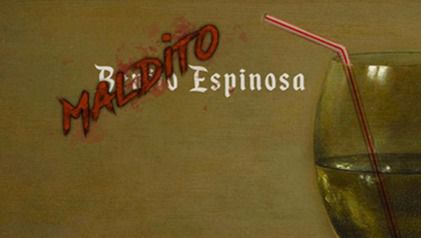 Cartel de la obra de teatro Maldito Espinosa