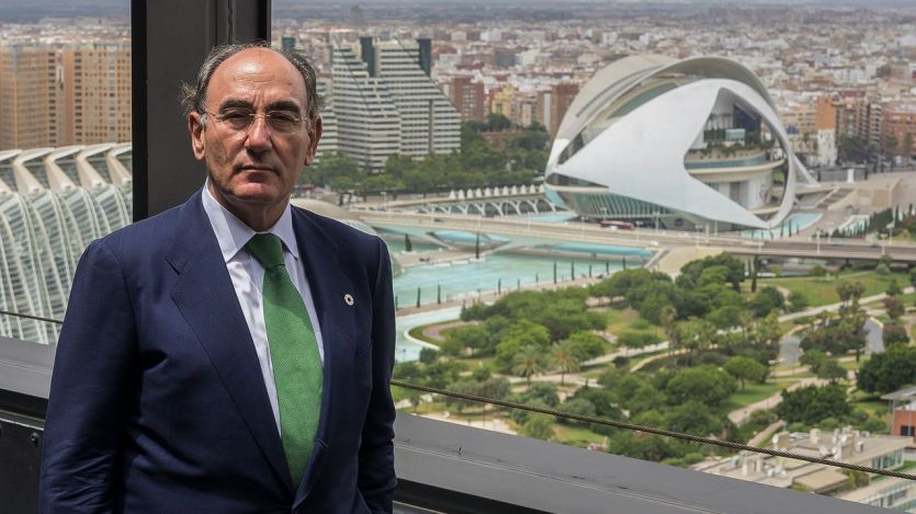 Ignacio Galán en las oficinas de Iberdrola en València