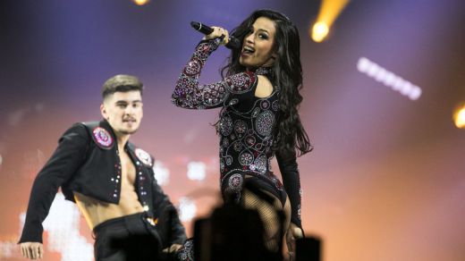 Chanel ensaya en Eurovisión