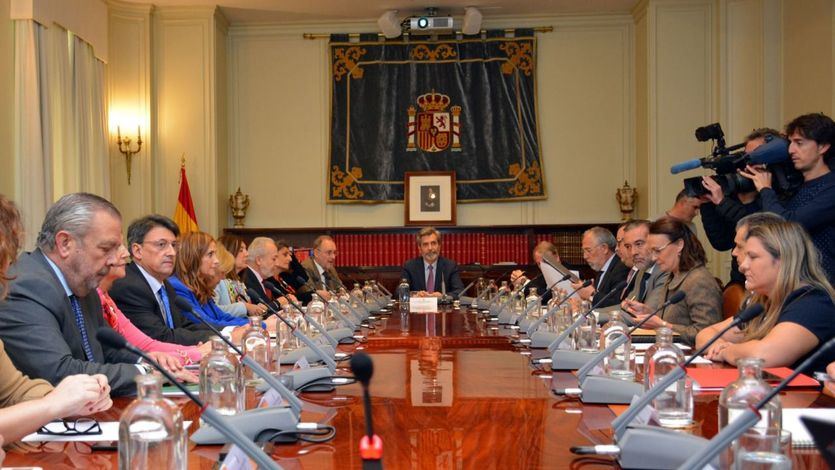Los vocales del CGPJ, en una reunión
