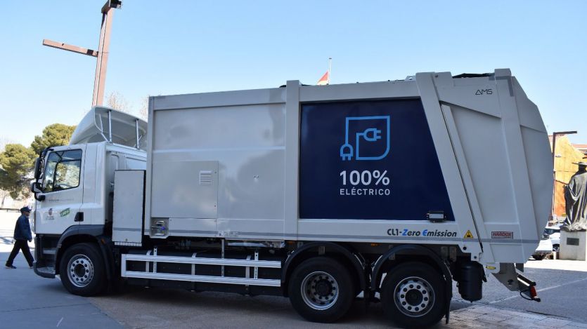 Valoriza camión eléctrico recogida de residuos