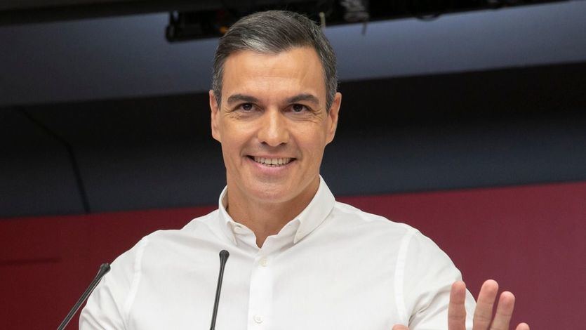 Pedro Sánchez, durante un acto del PSOE