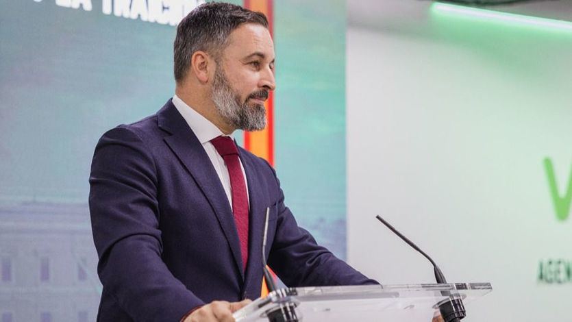 El presidente de Vox, Santiago Abascal