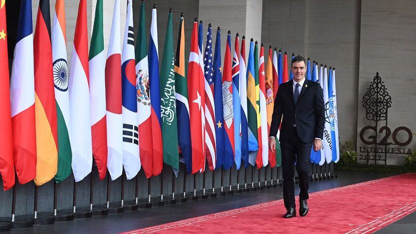 Pedro Sánchez, llega a la Cumbre del G-20