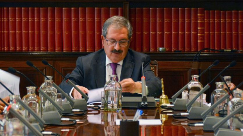 Rafael Mozo preside una reunión del Consejo General del Poder Judicial (CGPJ)