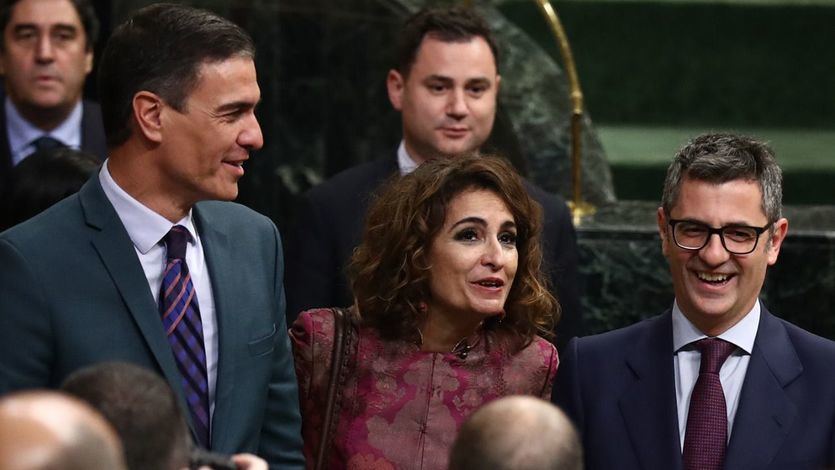 Sanchez, Montero y Bolaños, en el Congreso 