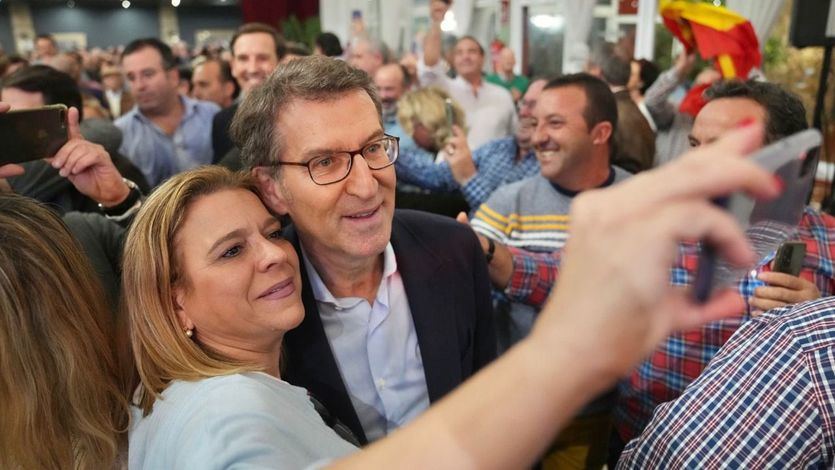 El presidente del PP, Alberto Núñez Feijóo