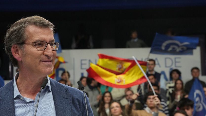 El presidente del PP, Alberto Núñez Feijóo