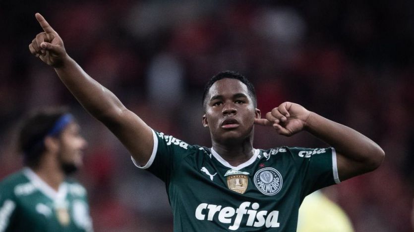 Una imagen de Endrick con el Palmeiras