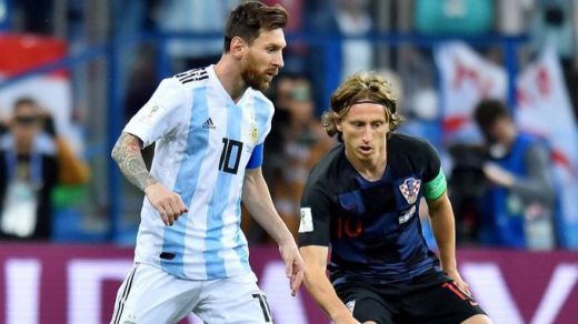 Messi y Modric, en un duelo Argentina-Croacia