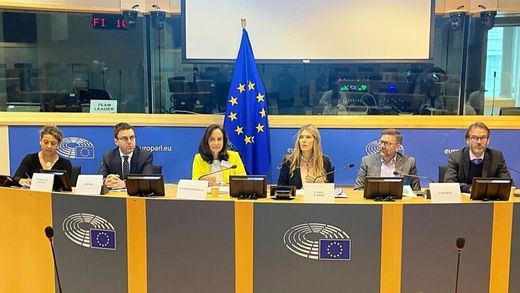 Eva Kaili en el Parlamento Europeo