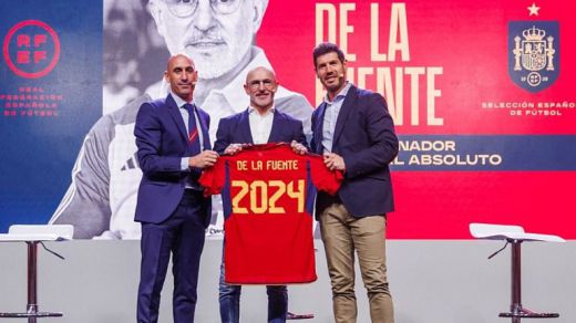 Luis de la Fuente, en su presentación