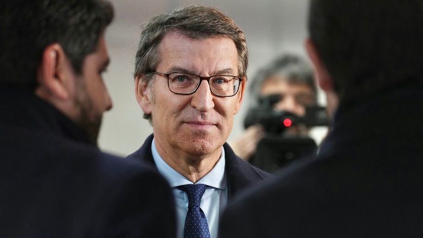 El presidente del PP, Alberto Núñez Feijóo