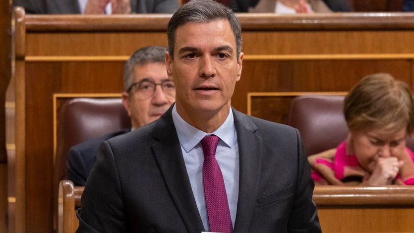 Pedro Sánchez, durante una sesión parlamentaria