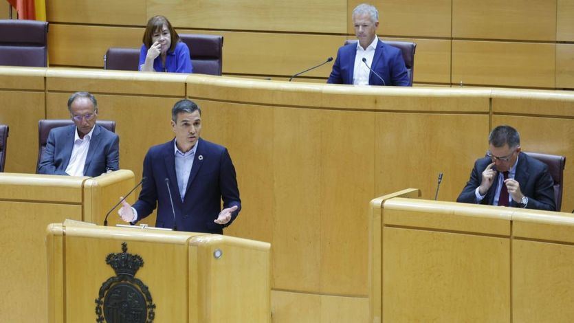 Pedro Sánchez en el Senado