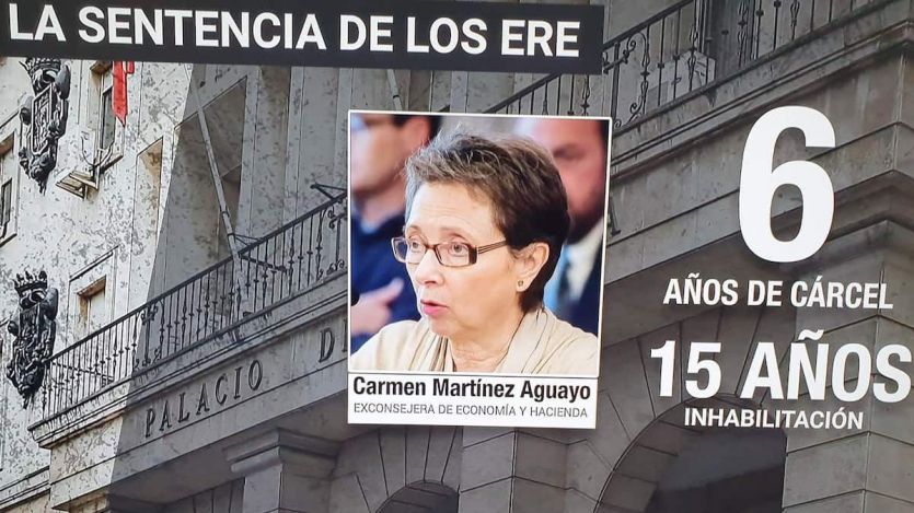 Carmen Martínez-Aguayo, ex alto cargo condenada por el caso de los ERE de Andalucía