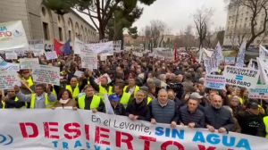 Regadores levantinos protestan contra el caudal ecológico del Tajo por reducir el trasvase Tajo-Segura