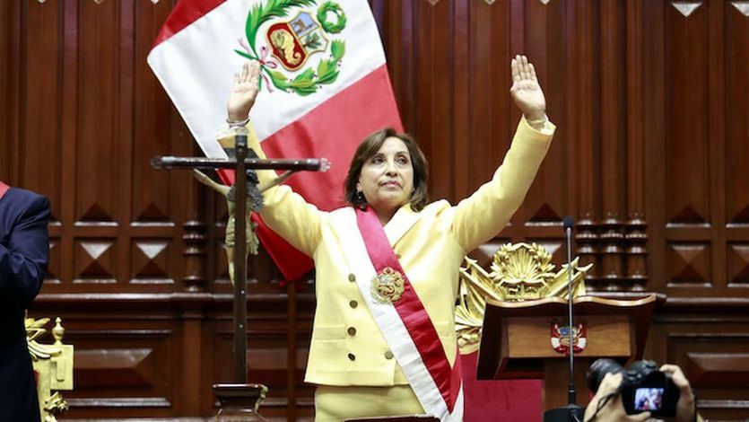 La presidenta de Perú, Dina Boluarte 