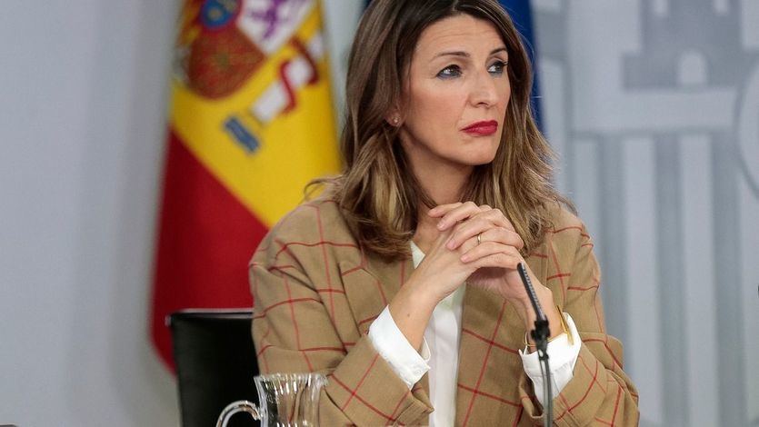 La vicepresidenta y ministra de Trabajo, Yolanda Díaz