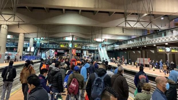 Nueva mañana de retrasos en el Cercanías de Madrid con 8 líneas afectadas