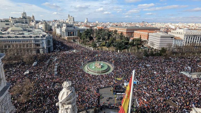 Manifestación a favor de la Sanidad Pública en Madrid