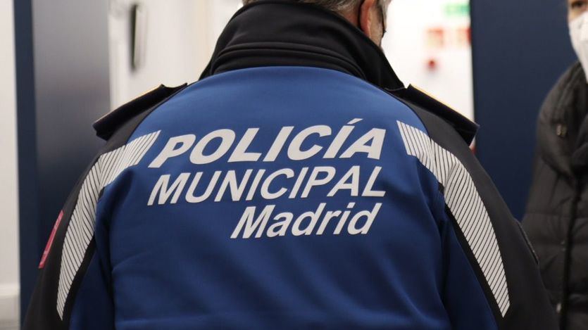 Agentes de la policía municipal  de Madrid