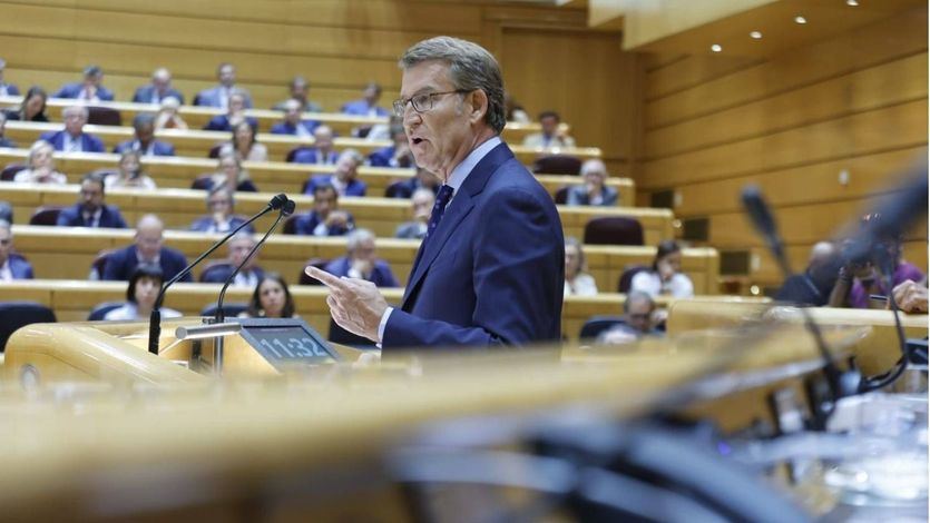 Alberto Núñez Feijóo en el Senado