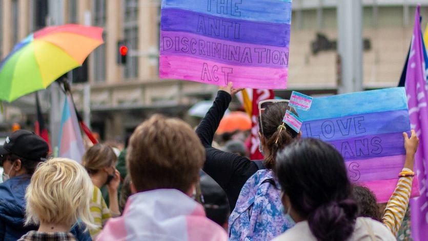Manifestación del colectivo transexual