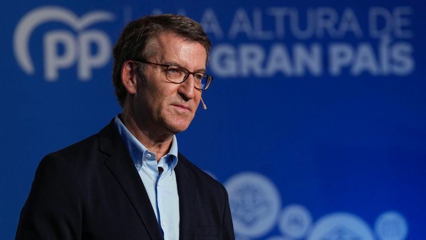 El presidente del PP, Alberto Núñez Feijóo