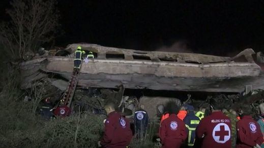 El jefe de estación del accidente ferroviario griego, imputado por homicidio negligente