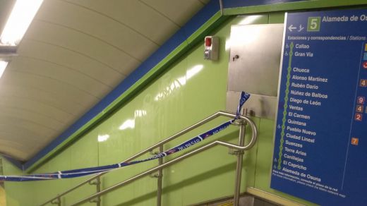 Una estación de Linea 5 de Metro de Madrid