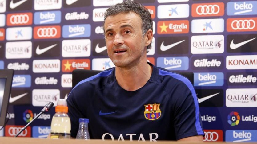 Luis Enrique, como entrenador del Barcelona