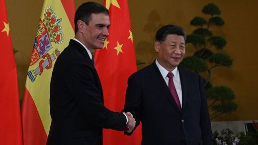 Sánchez, con Xi Jinping en una visita de Estado