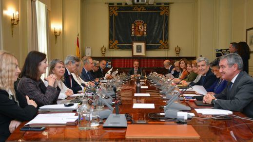 Rafael Mozo preside una reunión del Consejo General del Poder Judicial (CGPJ)