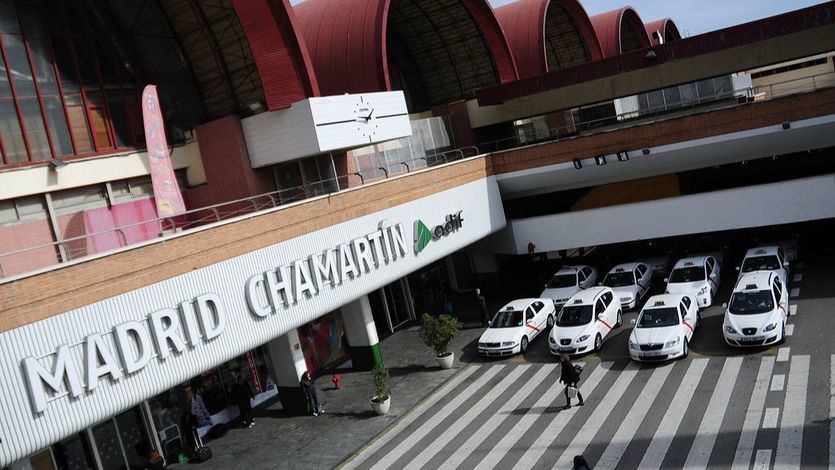 Estación de trenes de Chamartín en Madrid