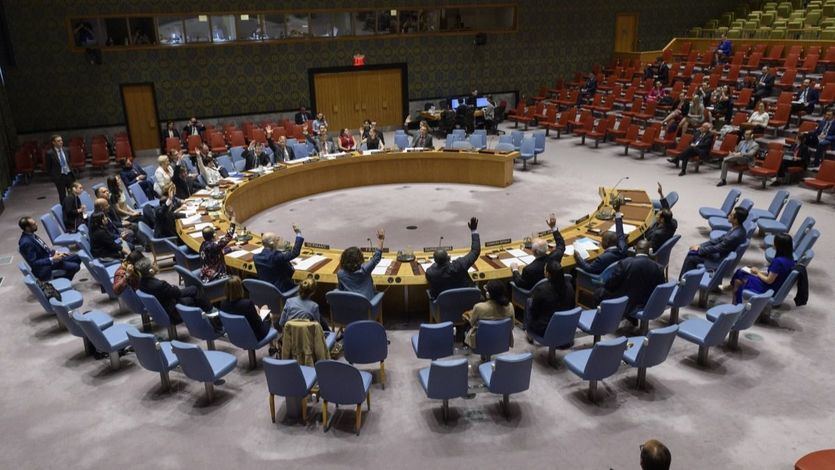 Sesión en el Consejo de Seguridad de la ONU