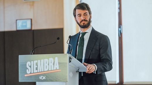El vicepresidente de la Junta de Castilla y León, Juan García-Gallardo