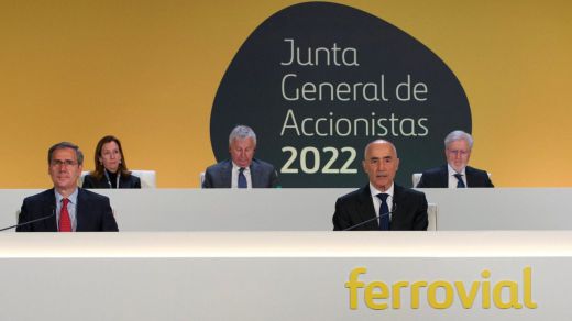 Junta de accionistas de Ferrovial con el presidente Rafael del Pino