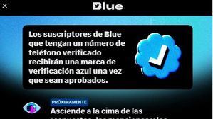 Famosos y medios de comunicación recuperan la identificación azul de Twitter sin abonar los 8 dólares mensuales