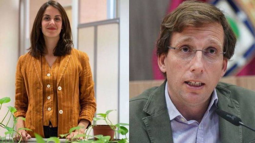 Rita Maestre, candidata de Más Madrid a la alcaldía de Madrid y Jose Luis Martínez Almeida, alcalde de Madrid