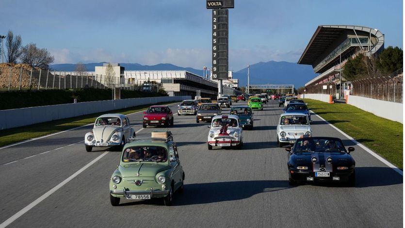 Seat 600, 850, Ibiza, Escarabajo, son algunos de los clásicos participantes