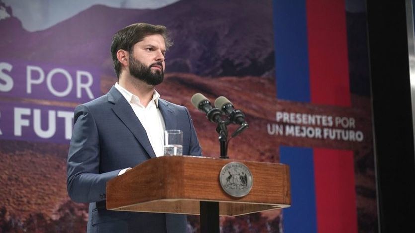 El presidente de Chile, Gabriel Boric