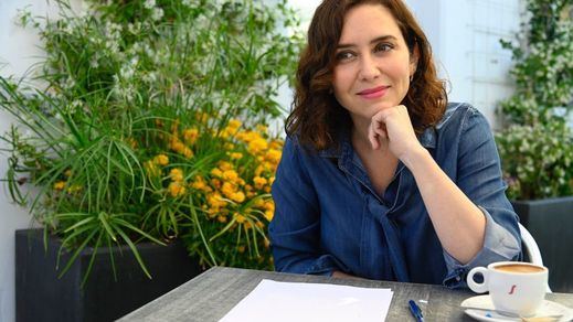 Isabel Díaz Ayuso, presidenta de la Comunidad de Madrid, en la entrevista de 'Madridiario'