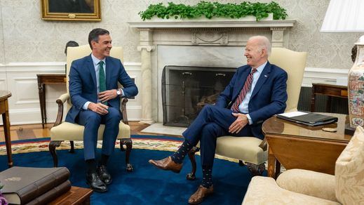 Pedro Sánchez y Joe Biden