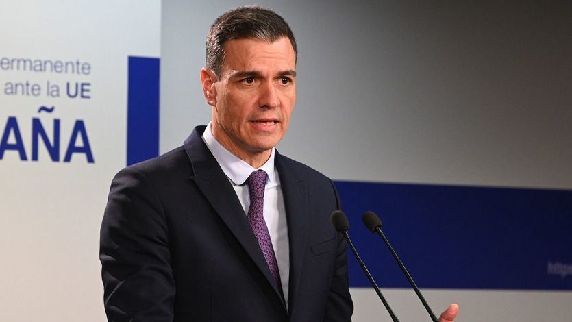 El presidente del Gobierno, Pedro Sánchez, en Bruselas