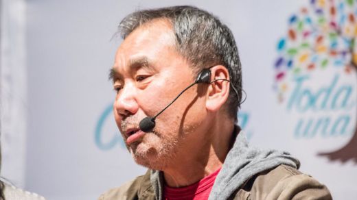 Haruki Murakami, en un acto