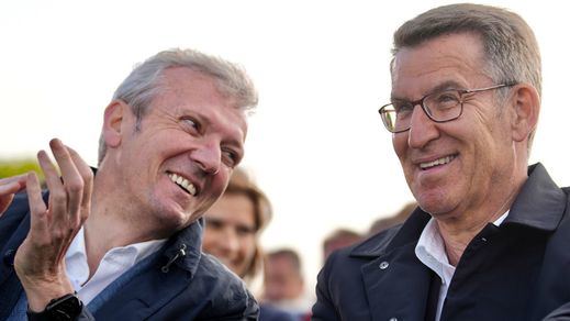 Alberto Núñez Feijóo, junto a Alfonso Rueda