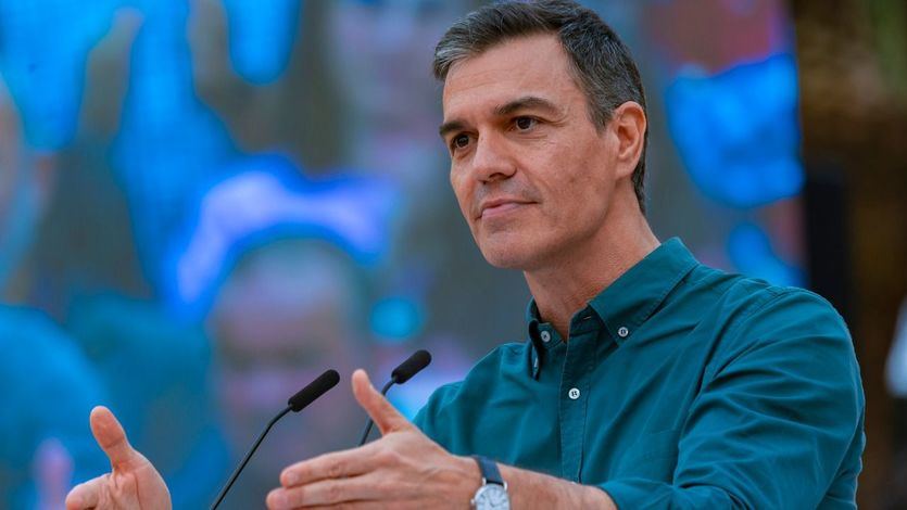 Pedro Sánchez, en un mitin